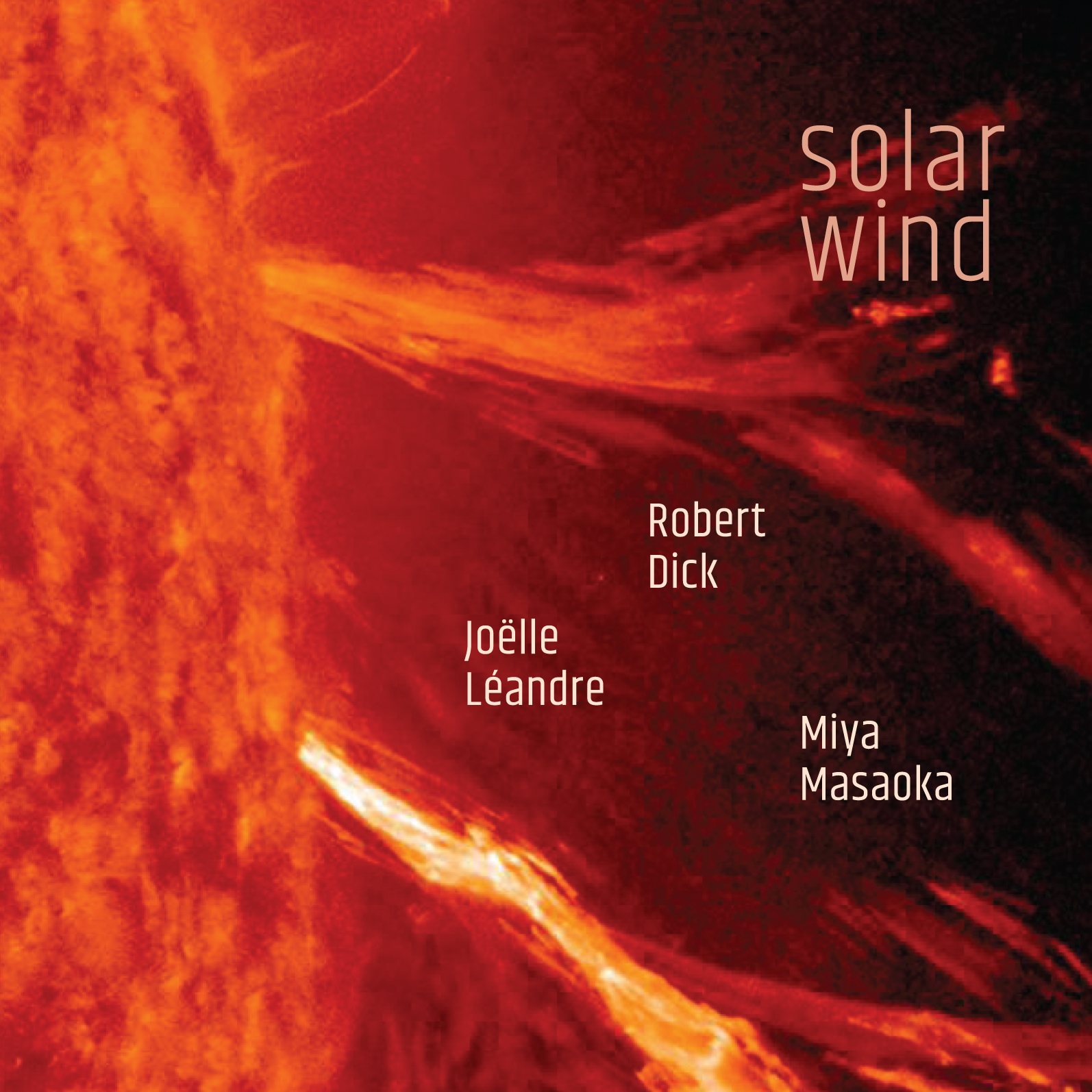 Robert Dick, Joëlle Léandre, Miya Masaoka – Solar Wind album cover (Not Two Records)